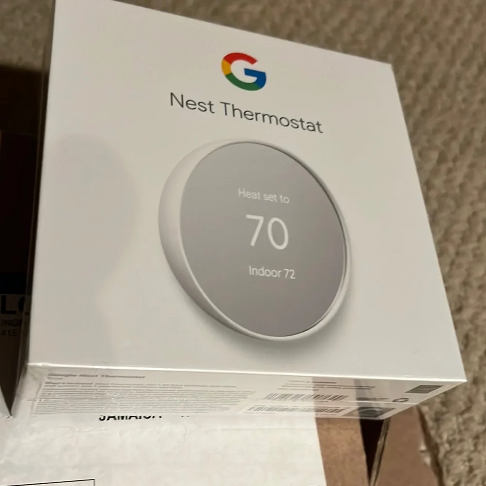 Google Nest Thermostat-color -snow